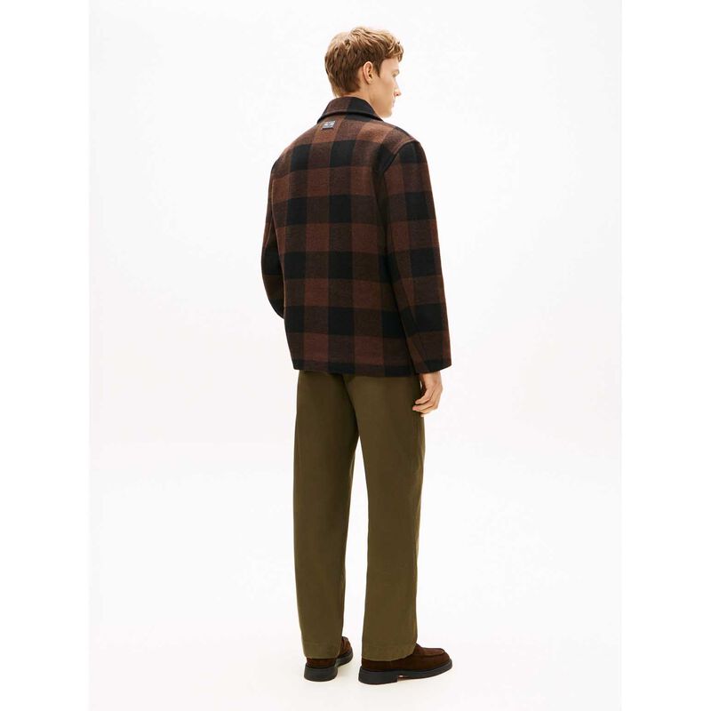 Tommy Hilfiger Wool Blend Check Chore Jacket image number 1